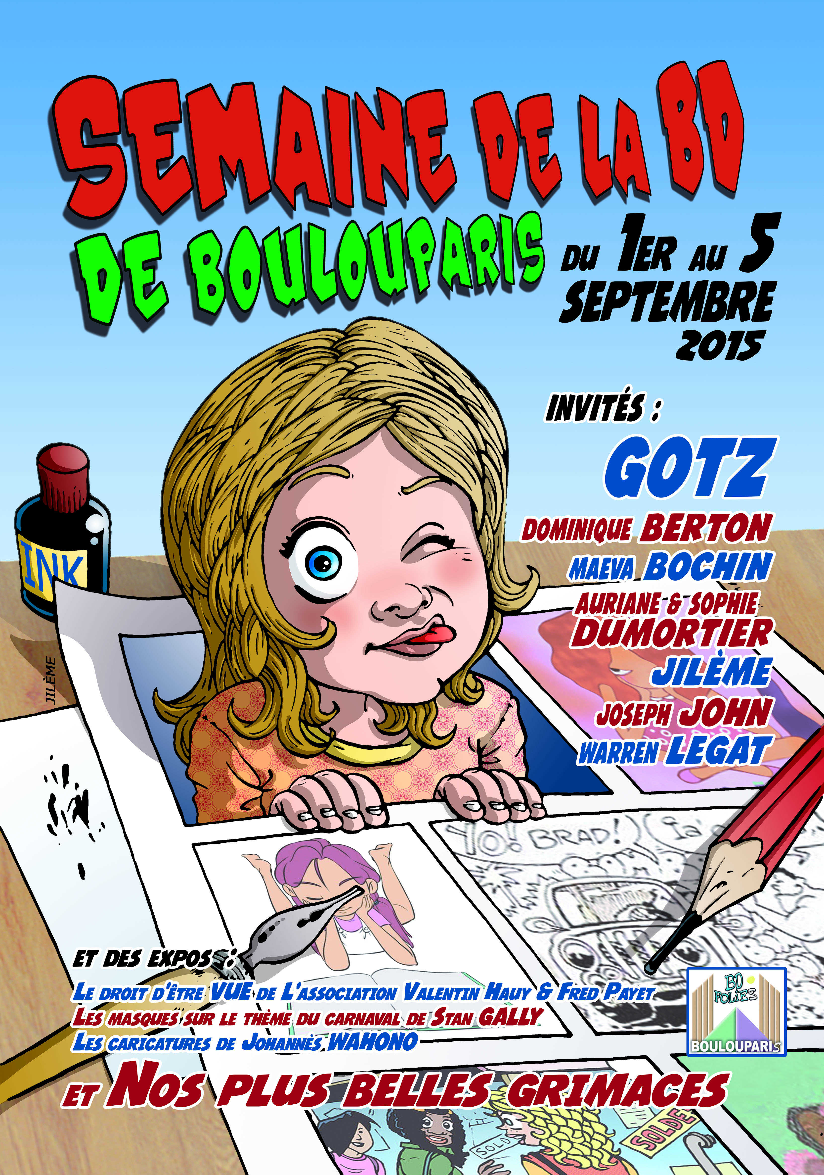 Semaine de la BD à Boulouparis 1er au 5 septembre 2015